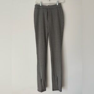 Women’s Black and White Houndstooth Pants